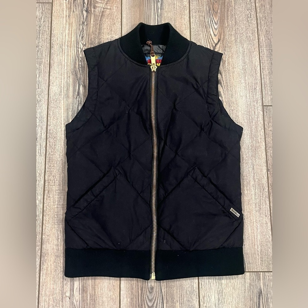 Eddie Bauer EB Originals Down Vest Women’s XS Black Quilted